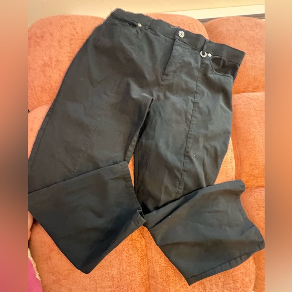 Cropped Black Dress Pants